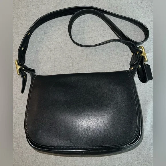 Coach Patricia's Legacy Black Leather Bag
